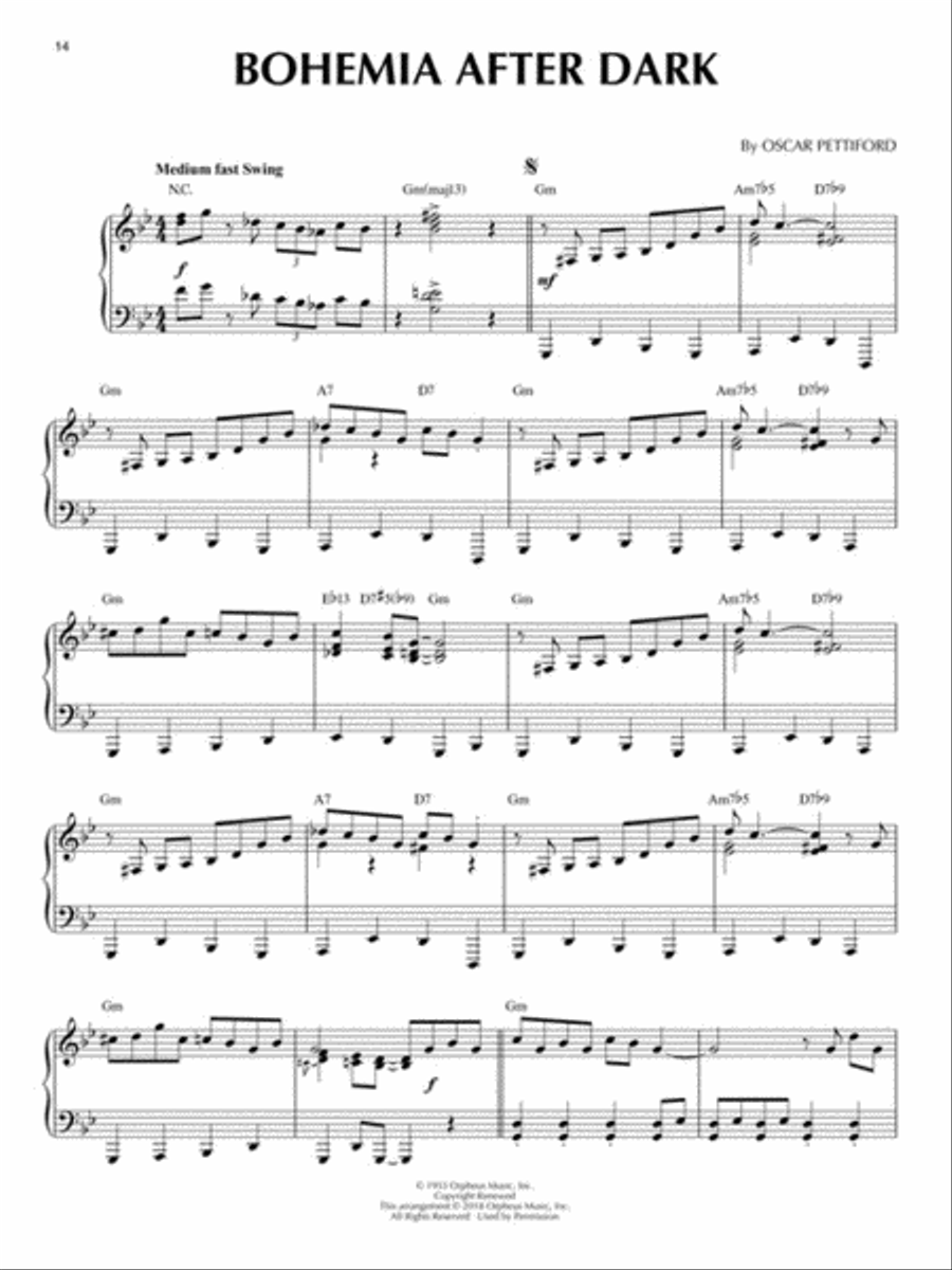 Bebop Classics Piano Solo scores gallery preview page 4