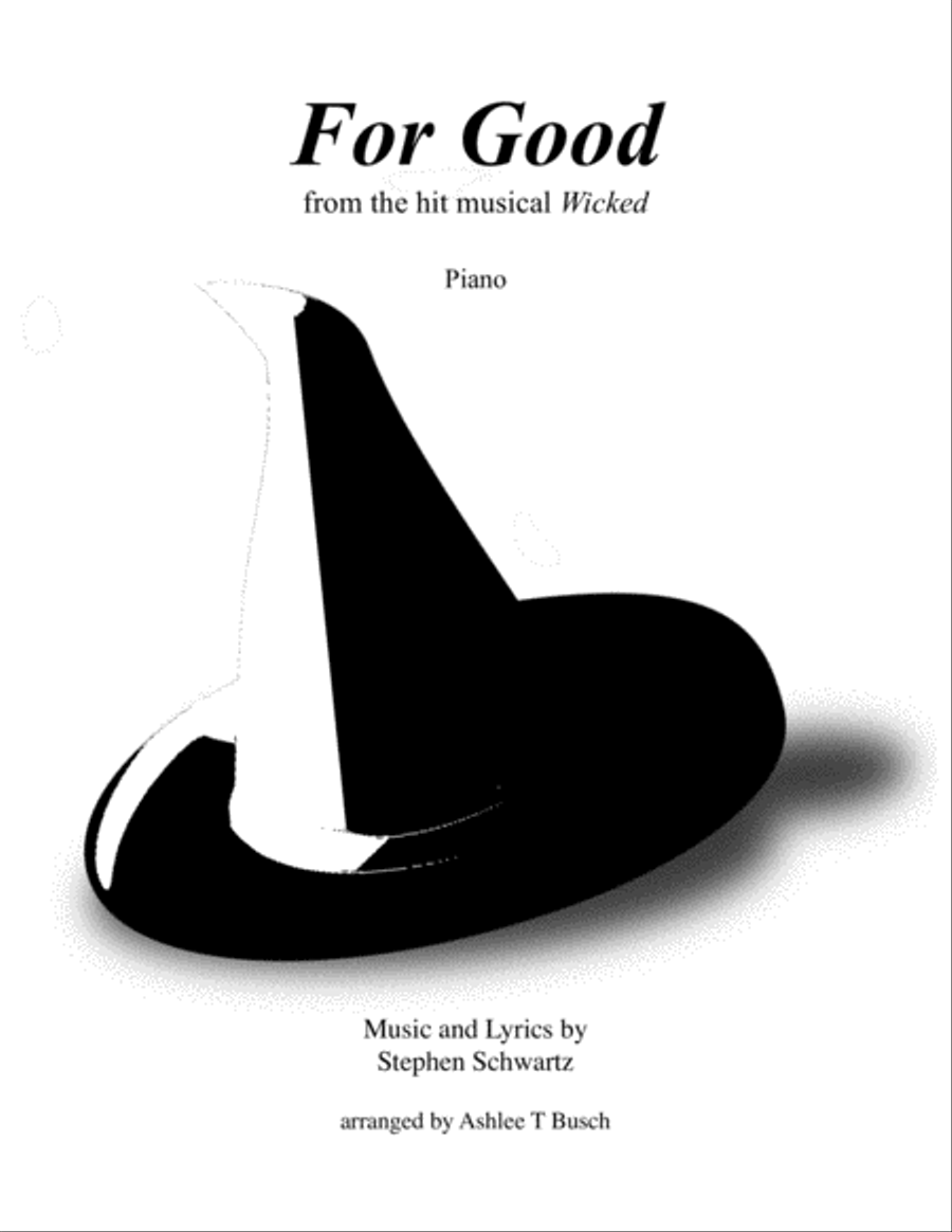 For Good from Wicked for Piano image number null