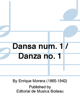 Dansa num. 1 / Danza no. 1