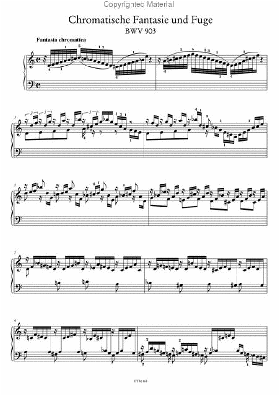 Chromatic Fantasy and Fugue, BWV 903 Chamber Music scores gallery preview page 2