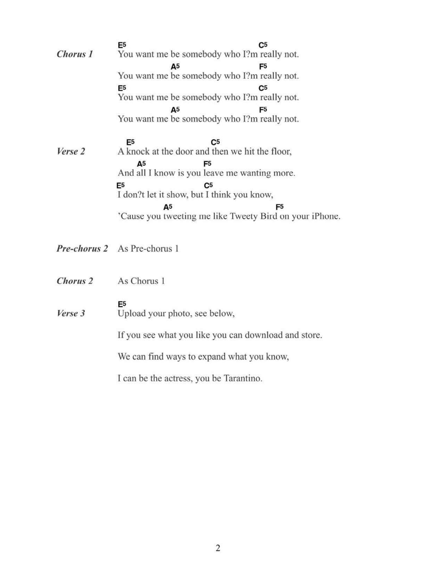 XXXO Acoustic Guitar scores gallery preview page 2