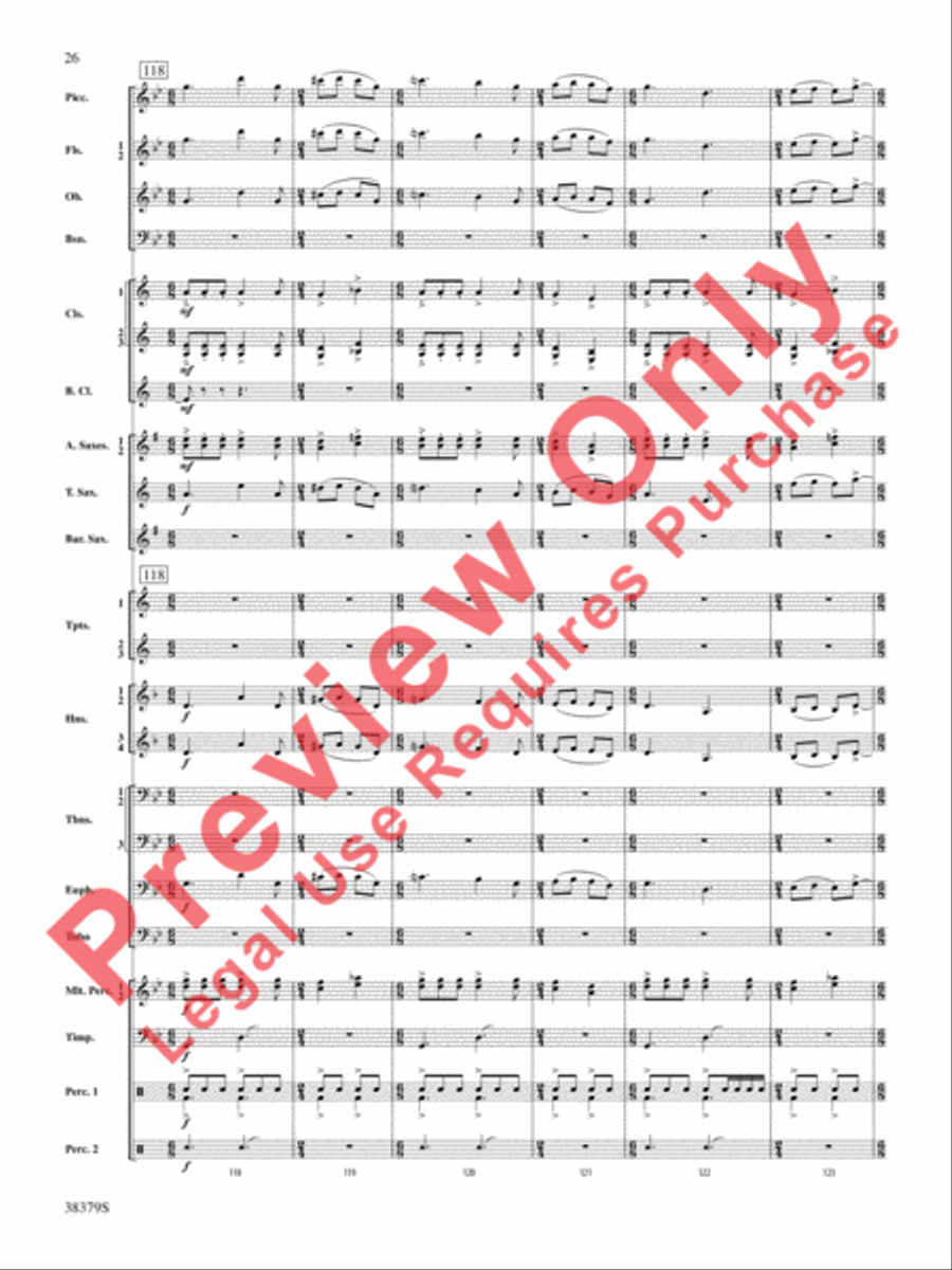 Vision Quest Concert Band scores gallery preview page 27