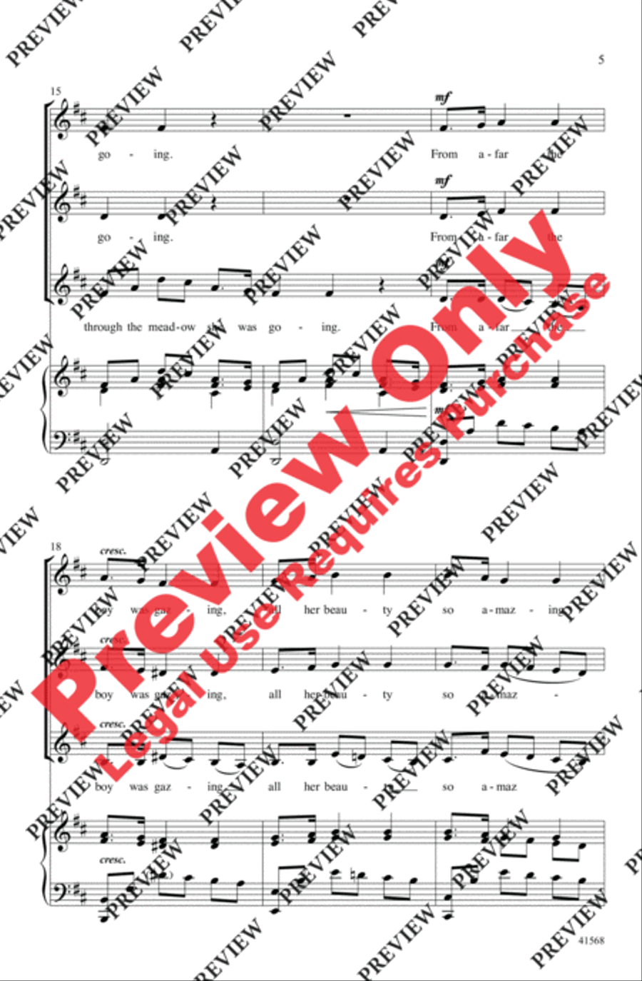 The Maiden Women's Choir scores gallery preview page 5