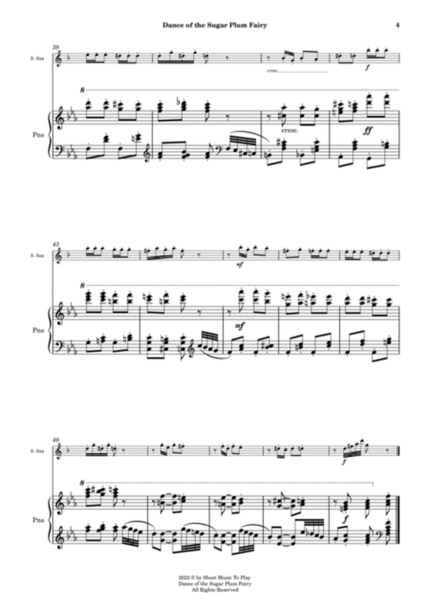 Dance of the Sugar Plum Fairy - Soprano Sax and Piano (Full Score and Parts) image number null