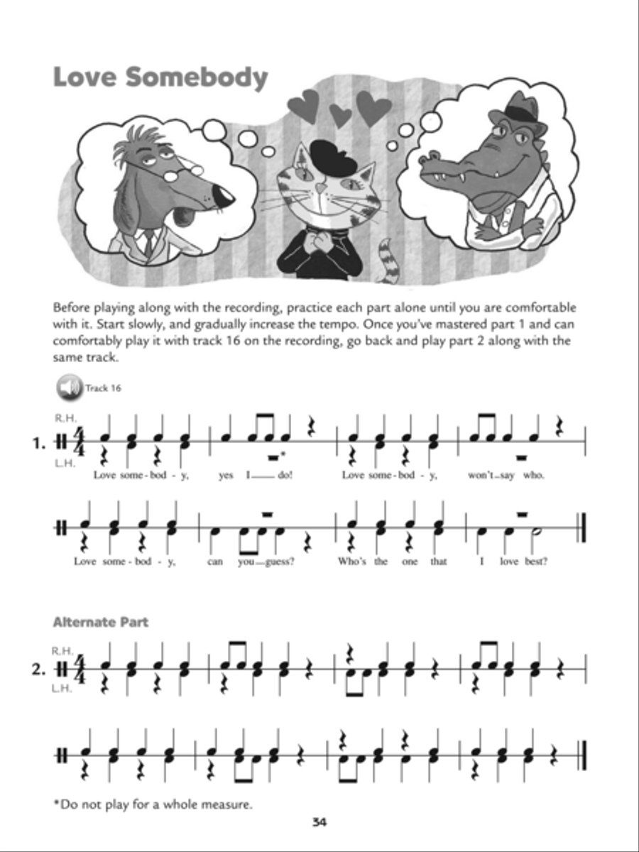 Alfred's Kid's Drum Course Complete Percussion scores gallery preview page 5