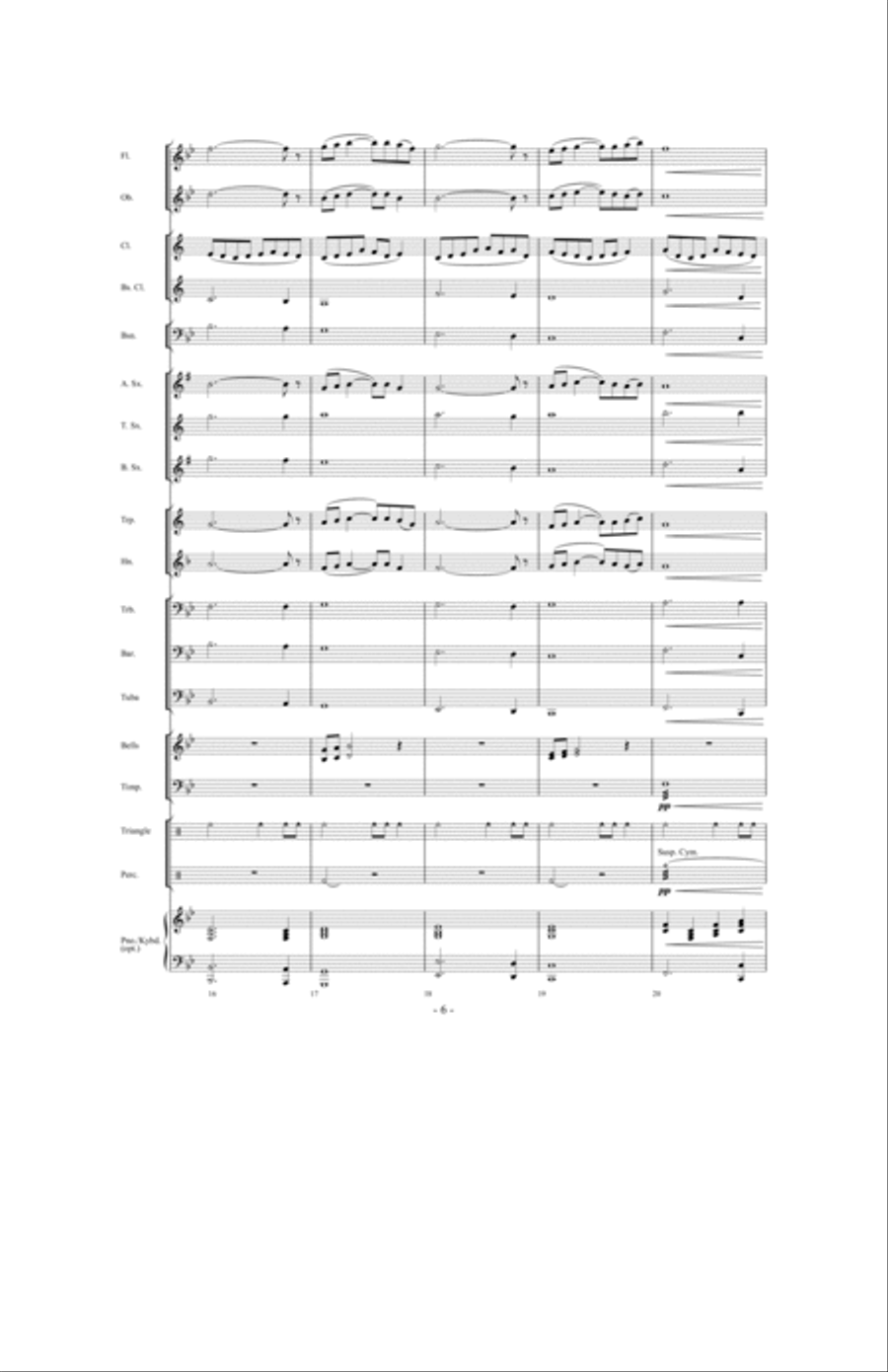 Eventide Concert Band scores gallery preview page 5