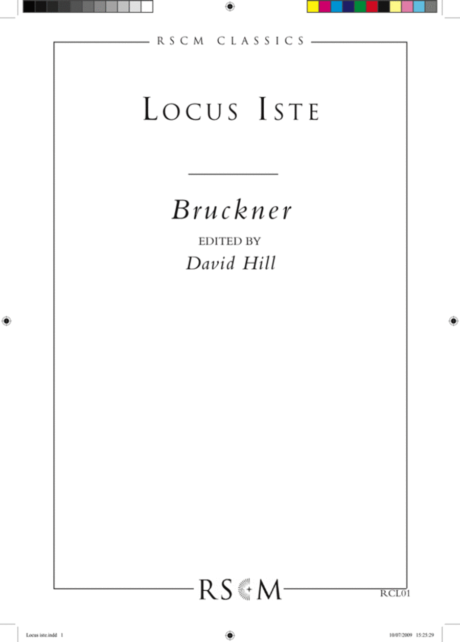 Locus Iste 4-Part scores gallery preview page 1