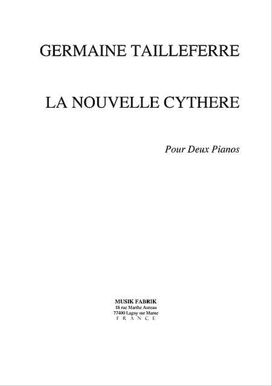 La Nouvelle Cythere (Ballet) 2-Part scores gallery preview page 1