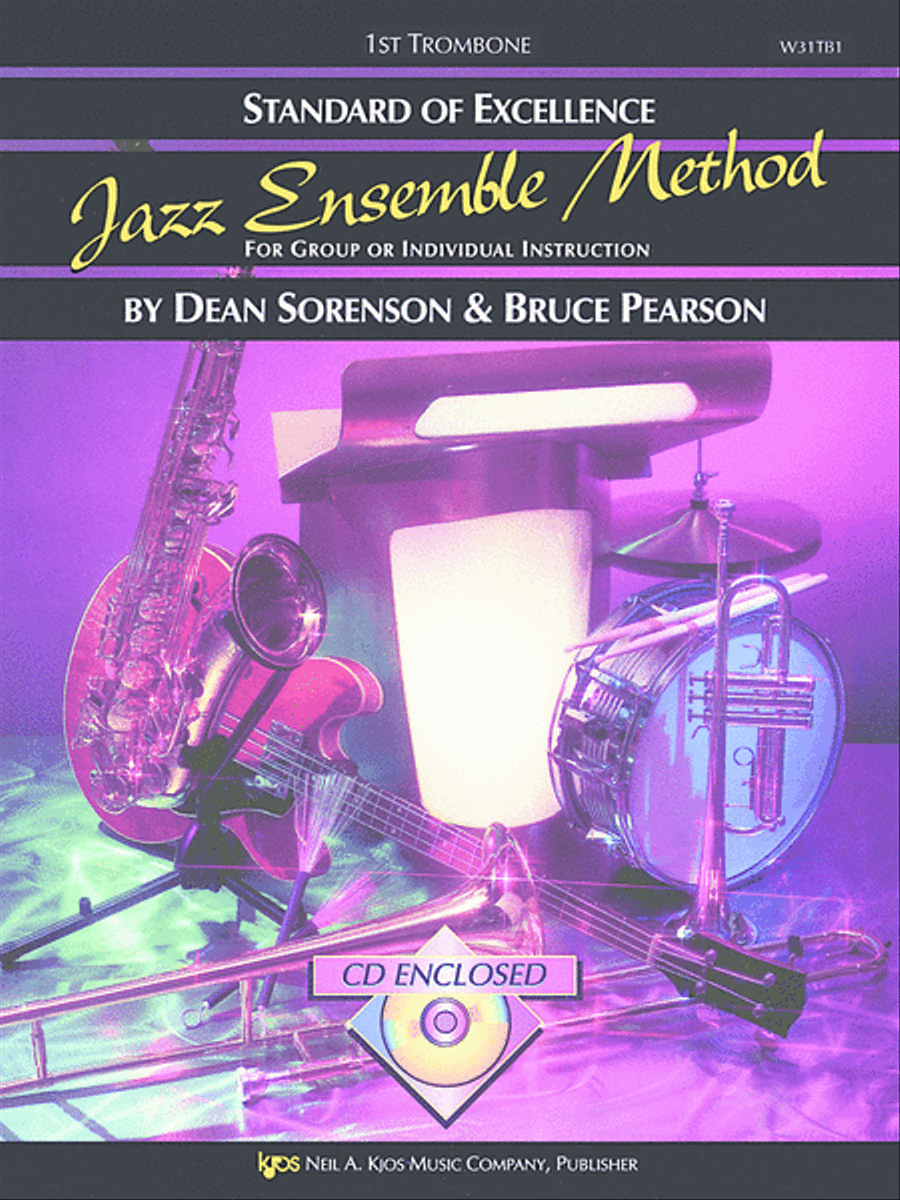Standard of Excellence Jazz Ensemble Book 1, 1st Trombone Jazz Ensemble scores gallery preview page 1