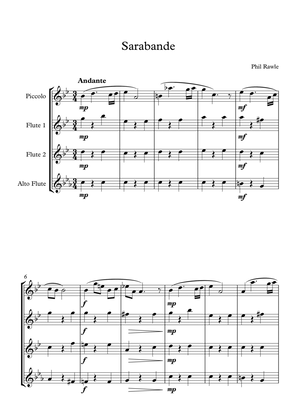 Sarabande - Flute Quartet