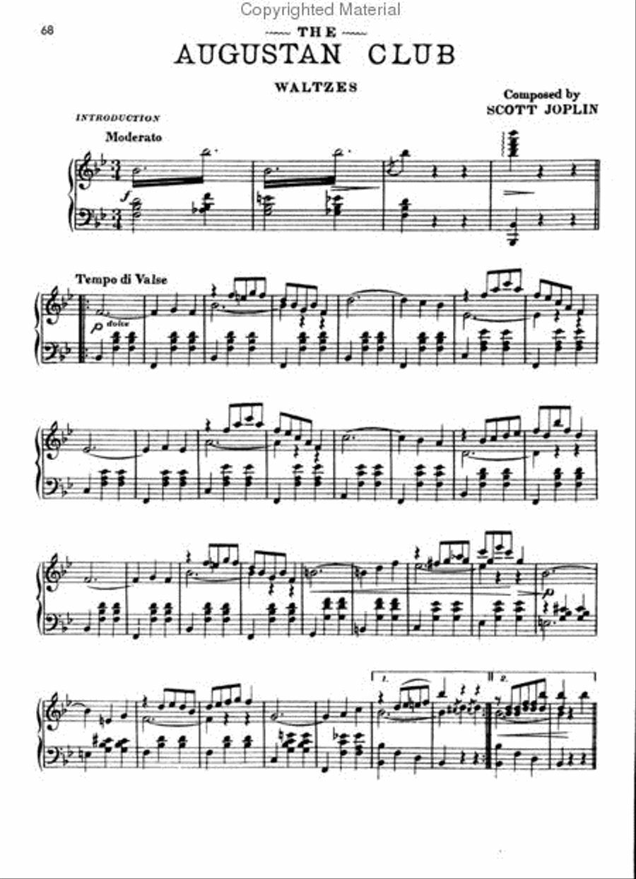 Scott Joplin – King of Ragtime Piano Solo scores gallery preview page 3