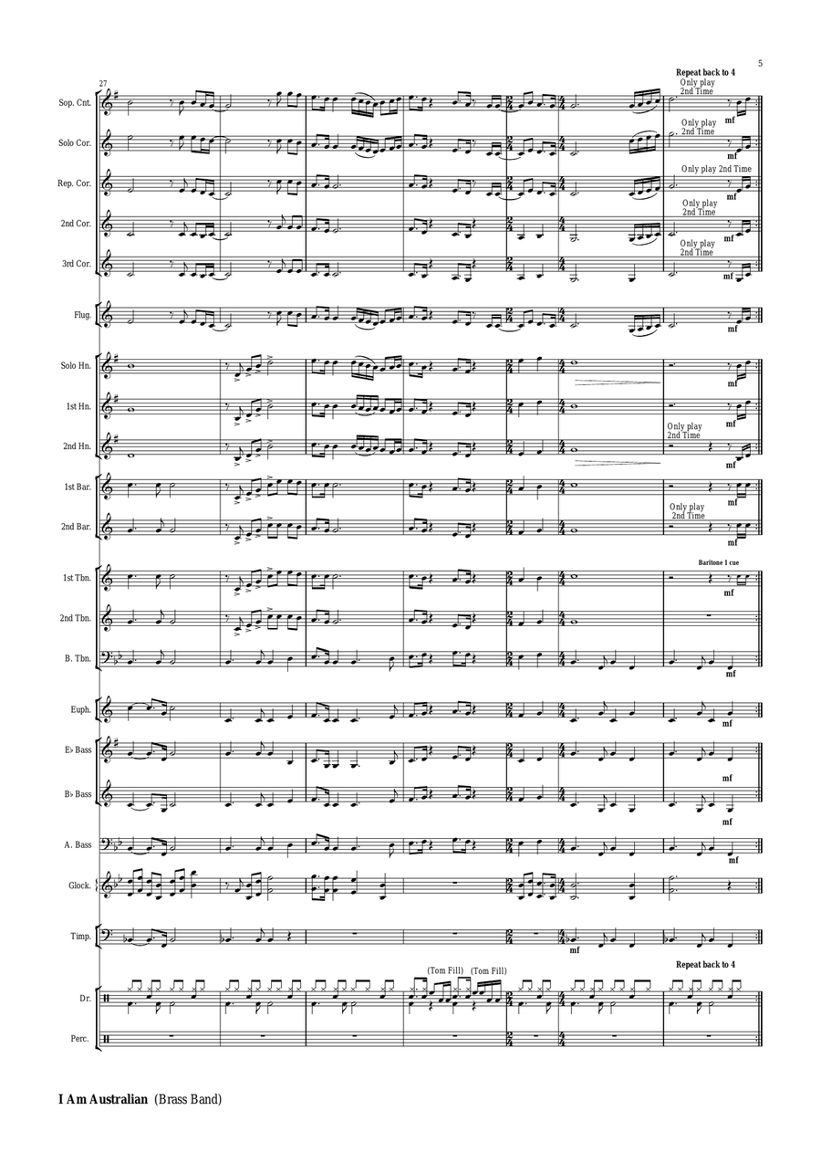 I Am Australian Brass Ensemble scores gallery preview page 6