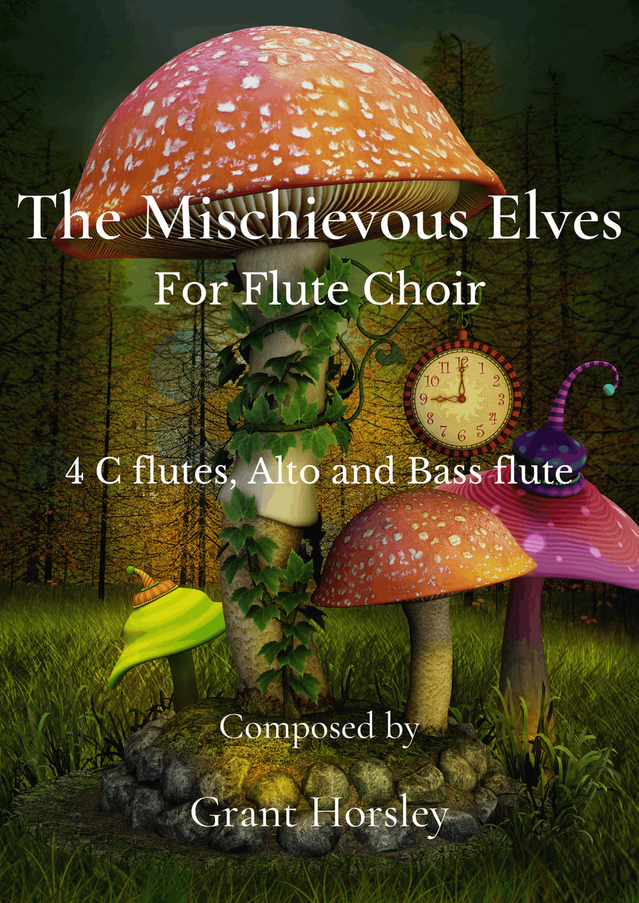 The Mischievous Elves For Flute Choir Flute Choir scores gallery preview page 1