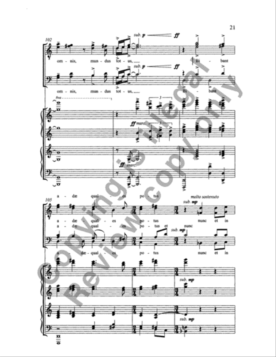 Carmina Juventutis: Drinking Song (Vinum bonum) TTBB scores gallery preview page 20