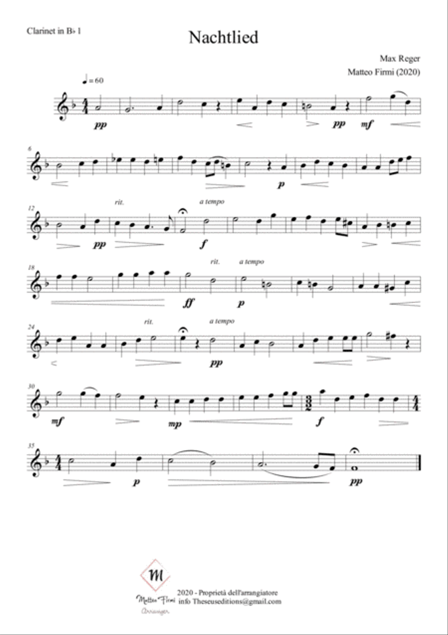 Max Reger - NachtLied Choir scores gallery preview page 4