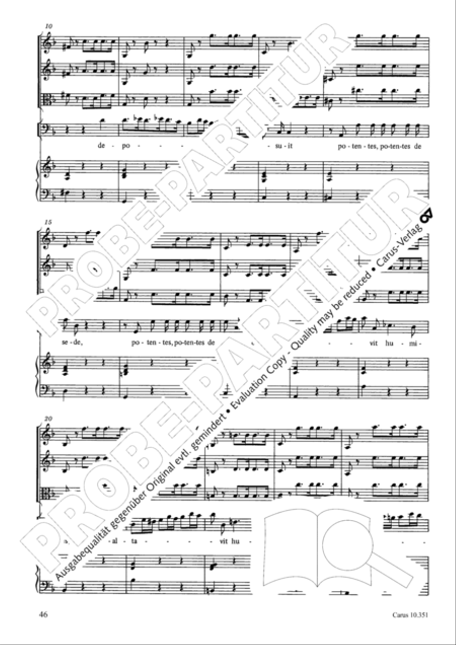 Magnificat 4-Part scores gallery preview page 47