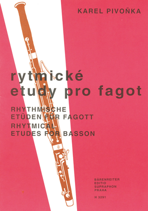 Book cover for Rhythmische Etüden für Fagott