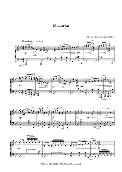 Mazurka op. 42 No. 11