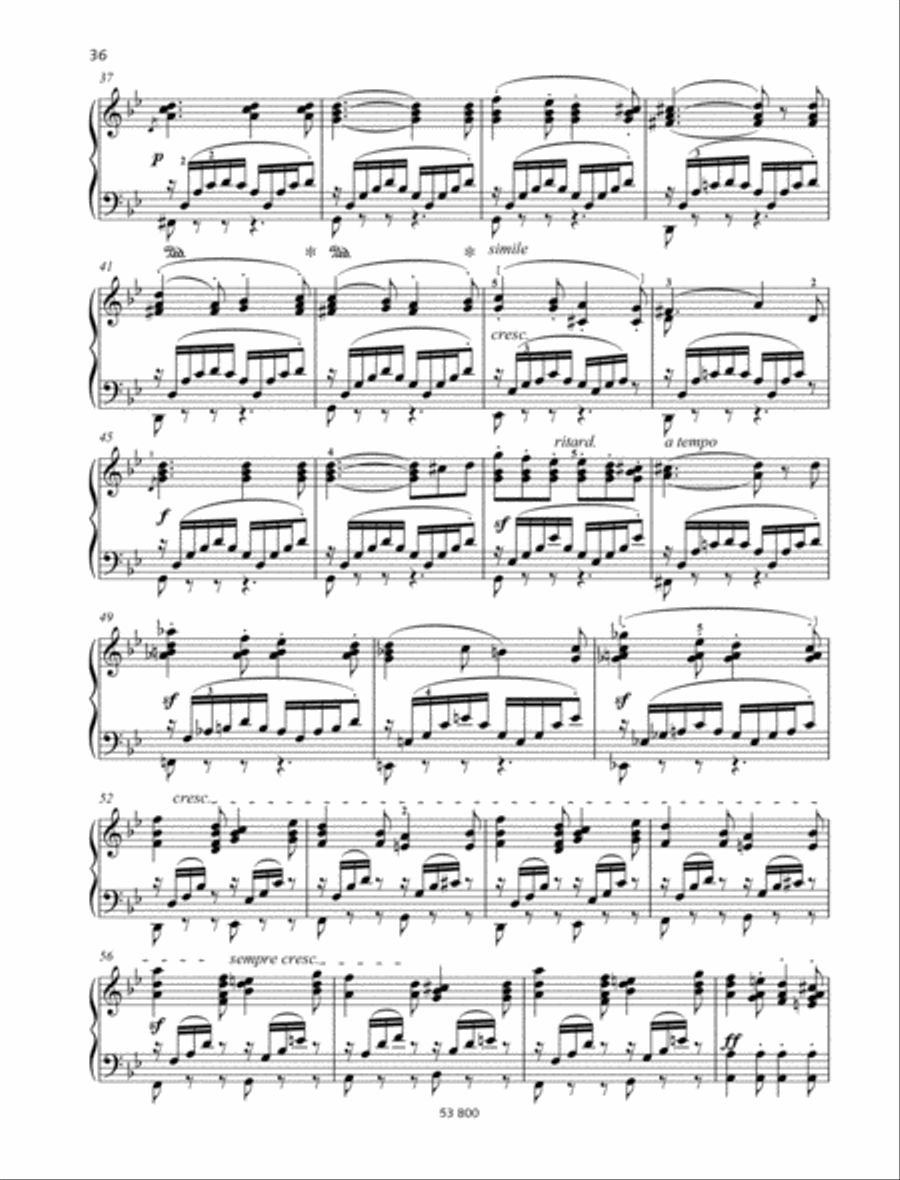Presto agitato G minor Piano Solo scores gallery preview page 3