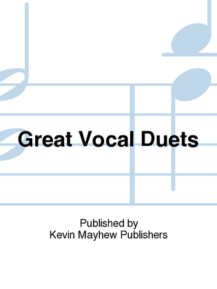 Book cover for Great Vocal Duets