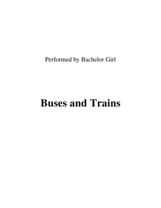Book cover for Buses And Trains