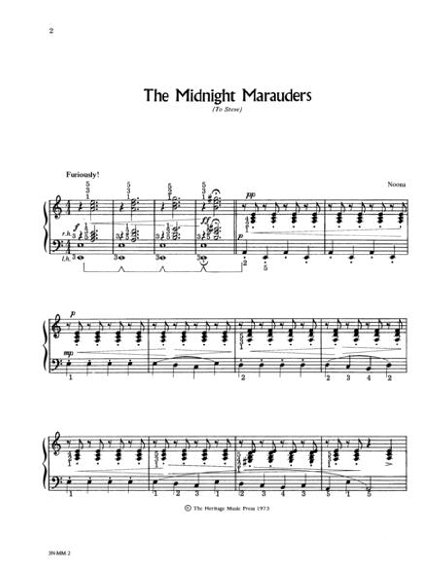 The Midnight Marauders Piano Solo scores gallery preview page 2