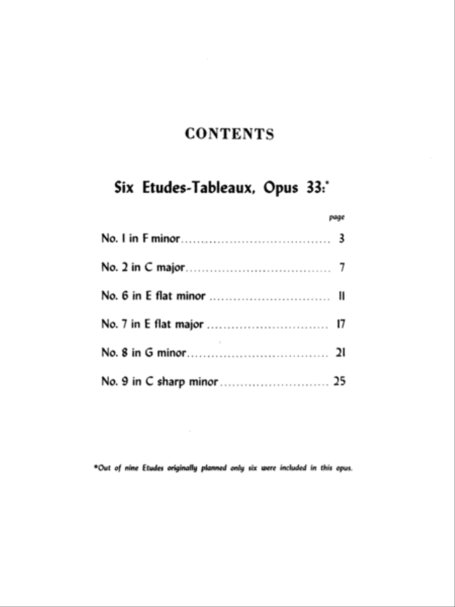 Etudes Tableaux, Op. 33 Etudes Tableaux, Op. 33 Piano Method scores gallery preview page 4