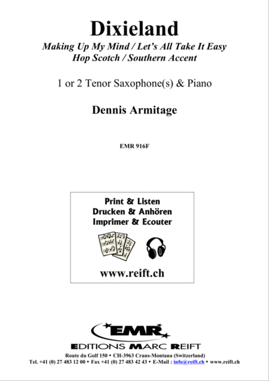 Dixieland Tenor Saxophone scores gallery preview page 2