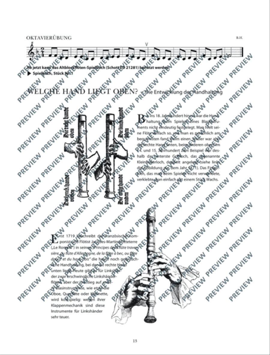 Altblockflötenschule Alto Recorder scores gallery preview page 14
