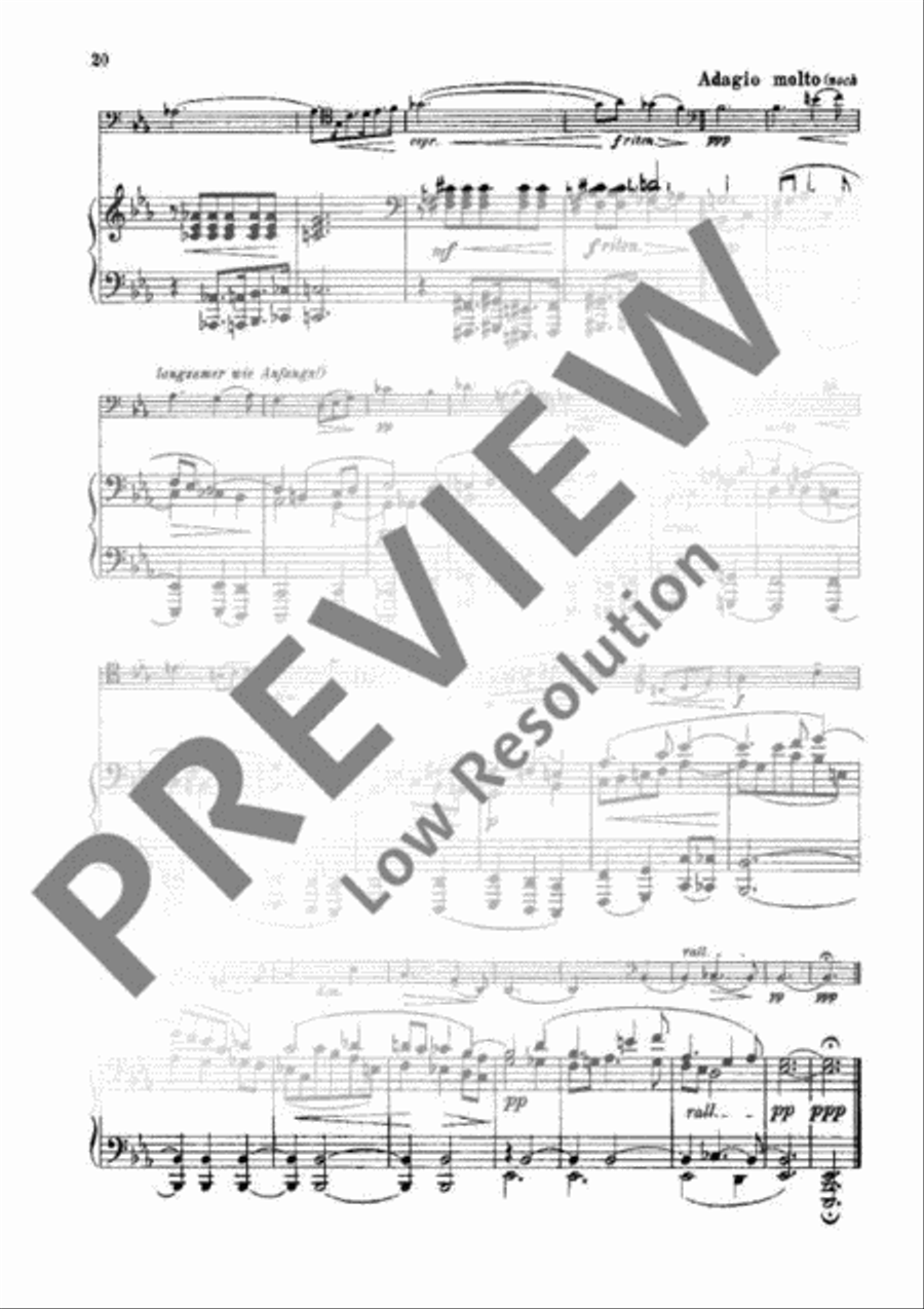 Sonata G Minor Piano Accompaniment scores gallery preview page 19