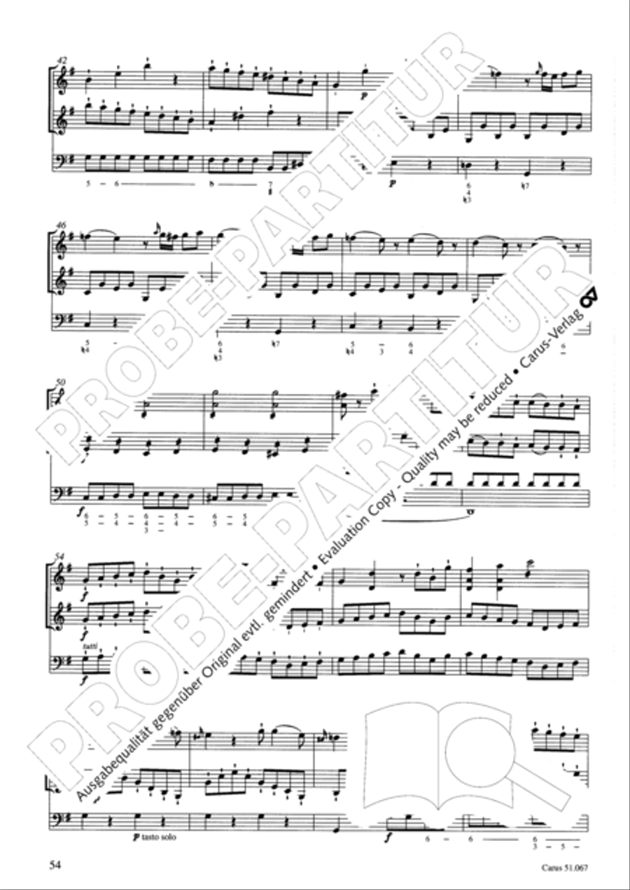 Church Sonatas Church Sonatas Collection / Songbook scores gallery preview page 55