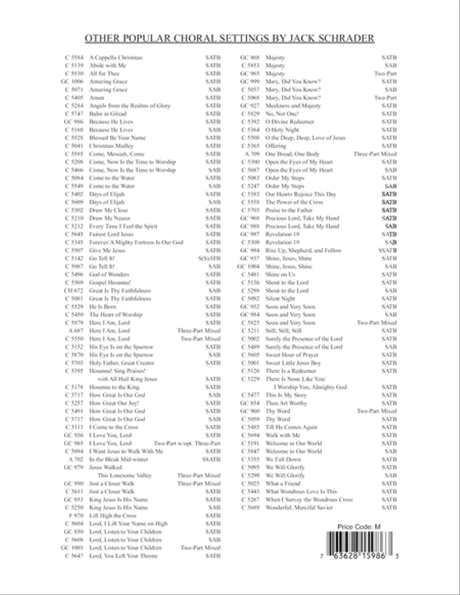 Go Tell It! Choir scores gallery preview page 12