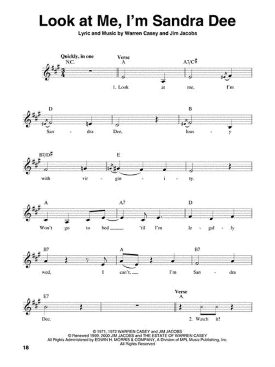 Grease Voice scores gallery preview page 3