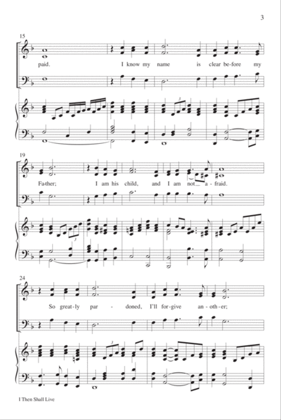 I Then Shall Live 3-Part scores gallery preview page 4