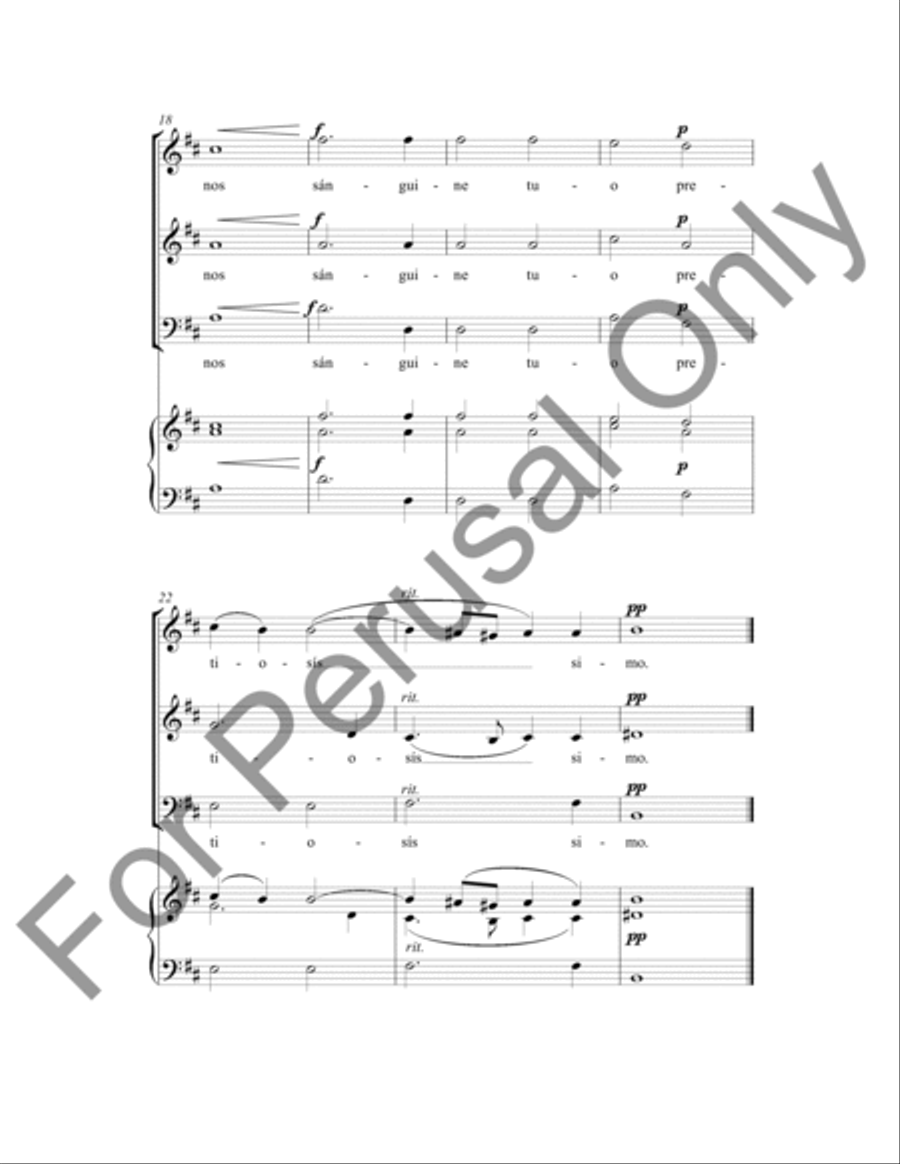 O Bone Jesu 3-Part scores gallery preview page 4