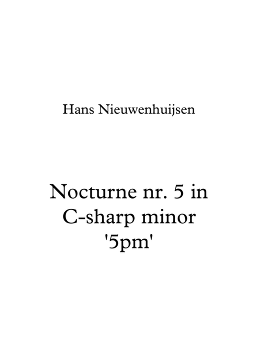 Nocturne nr. 5 in C-sharp minor '5pm' image number null