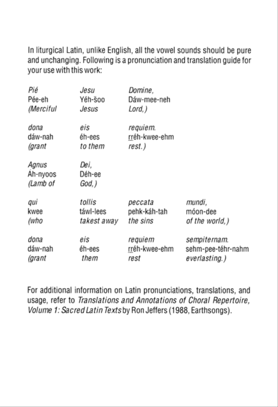 Pié Jesu 2-Part scores gallery preview page 2