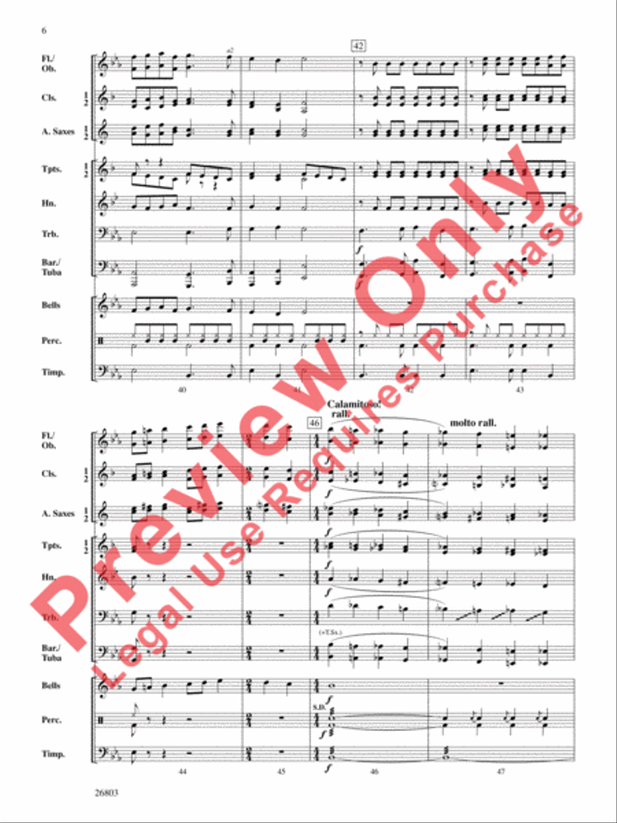The Merry Christmas Machine Concert Band scores gallery preview page 7