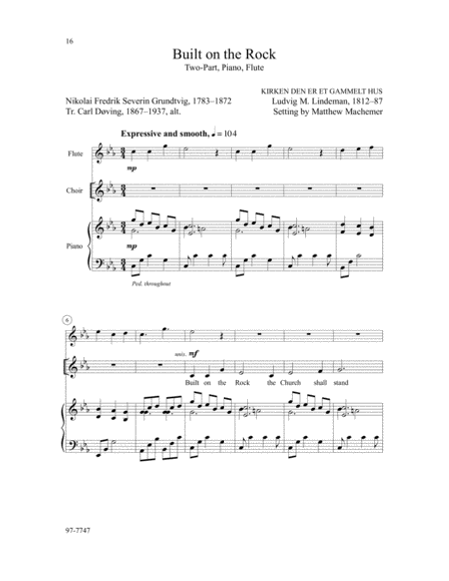 The Concordia Children's Choir Book, Volume 2: Six Settings for Reformation Children's Choir scores gallery preview page 4