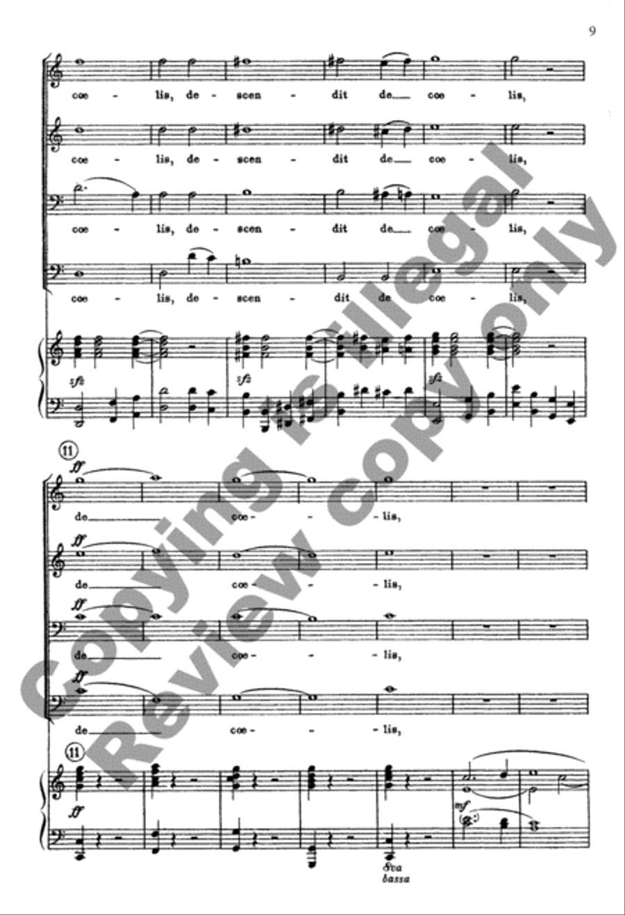 Mass in A-Flat: Credo Mass in A-Flat: Credo TTBB scores gallery preview page 10