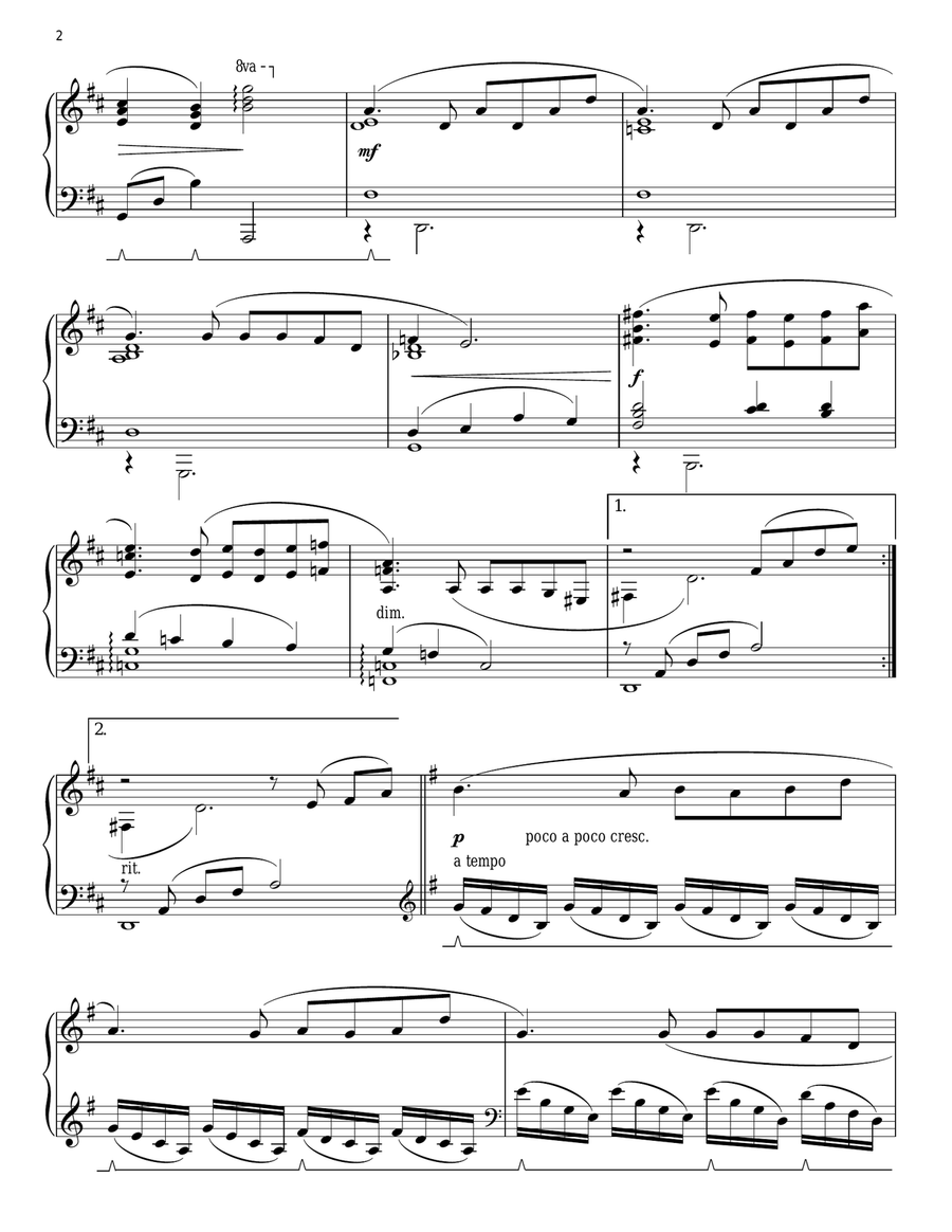 Unexpected Song (from Song & Dance) (arr. Phillip Keveren) Piano Solo scores gallery preview page 2