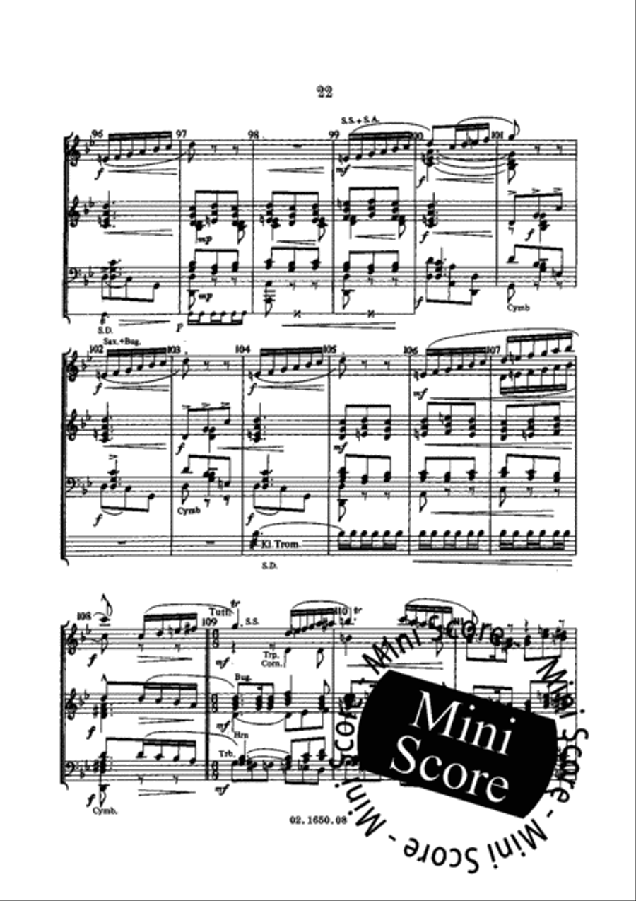 Concertsuite voor Fanfare Concert Band scores gallery preview page 26