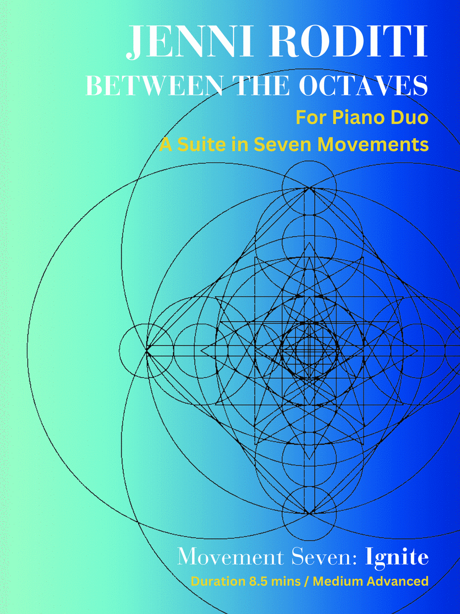 IGNITE, Between the Octaves - A Piano Duo Suite (Movement 7 of 7) Piano Duet scores gallery preview page 1