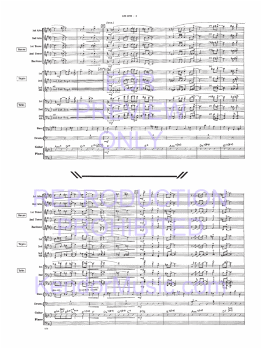 Low-Down Jazz Ensemble scores gallery preview page 7