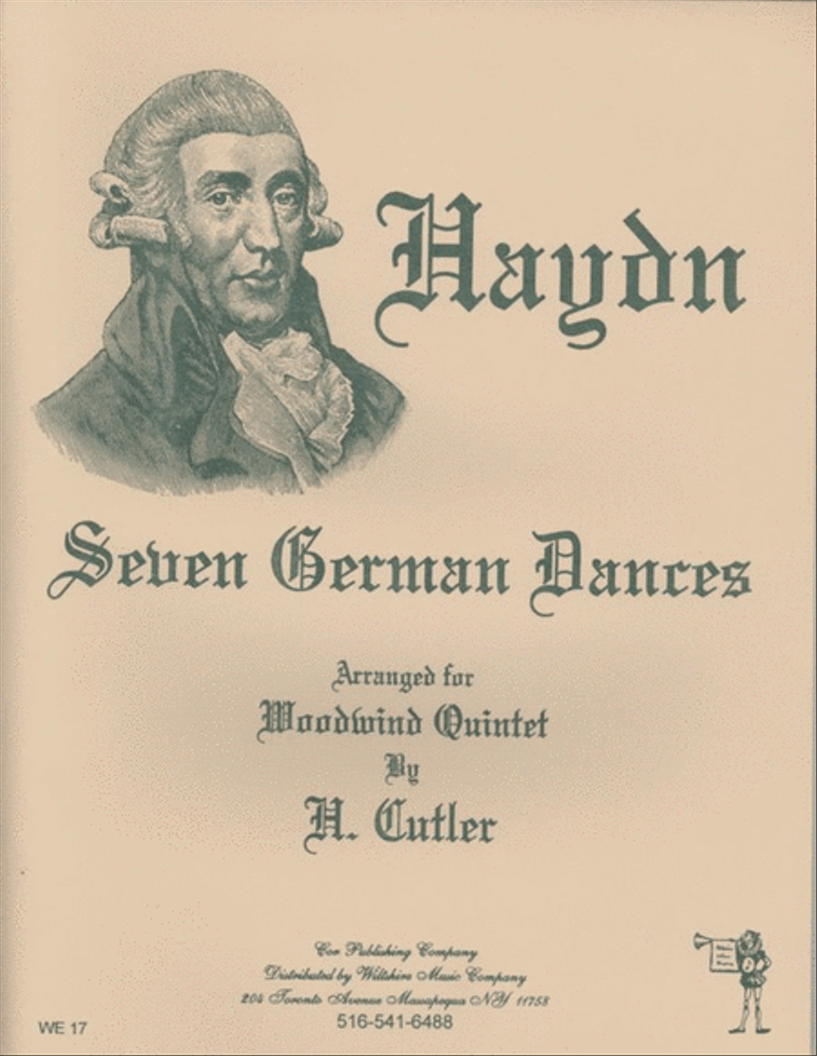 Seven German Dances (Howard Cutler) Woodwind Quintet scores gallery preview page 1