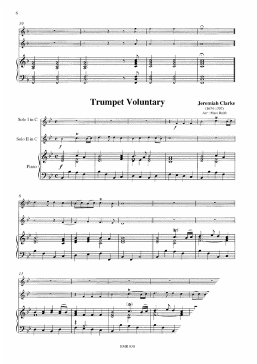 Wedding Music Brass Ensemble scores gallery preview page 4
