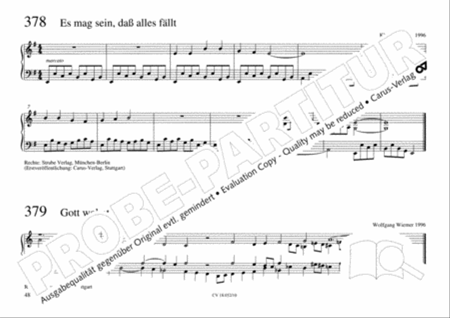 Esslinger Orgelbuch, Bd I-III Organ Solo scores gallery preview page 65