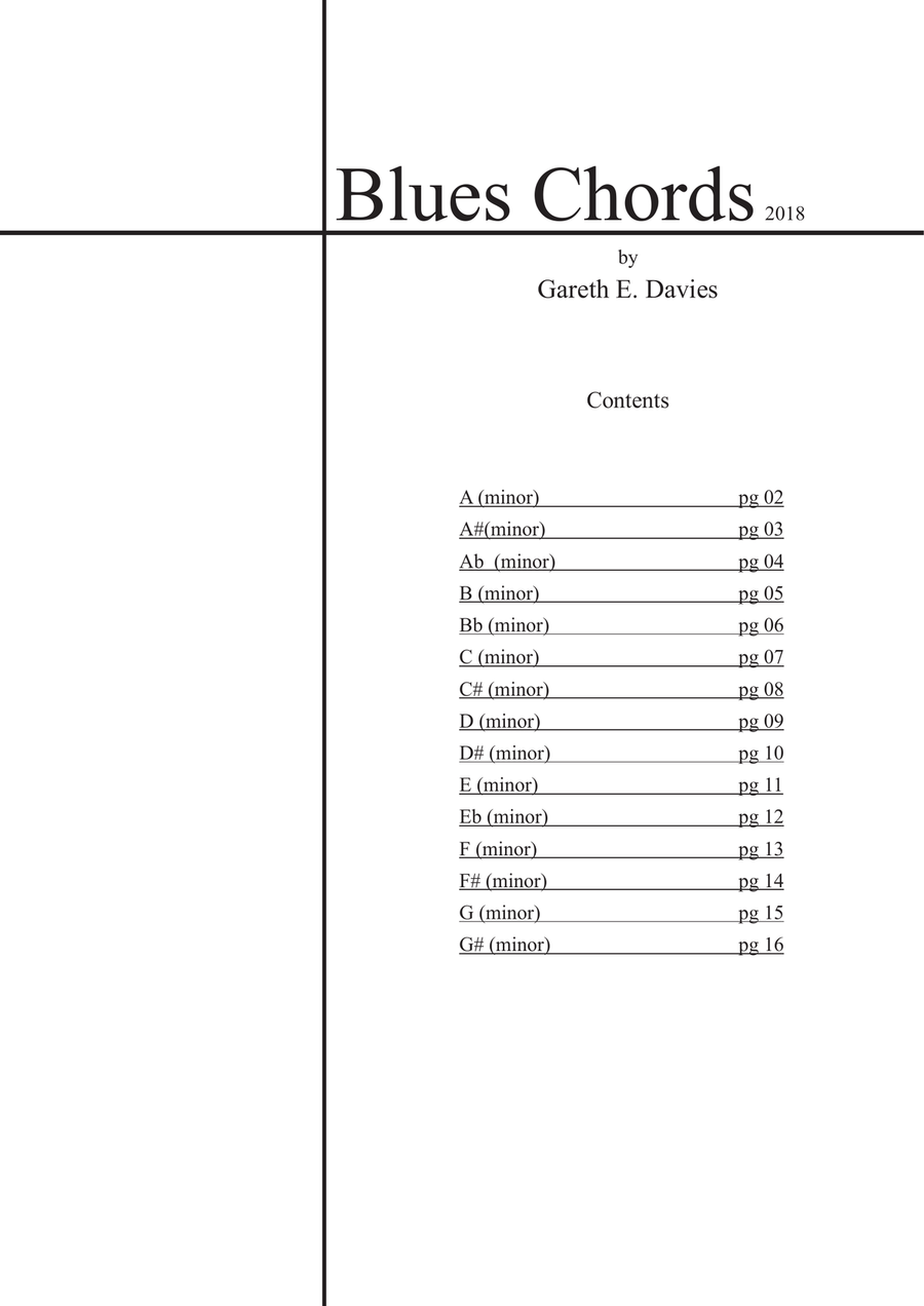 12 Bar Blues Chords Piano Method scores gallery preview page 1