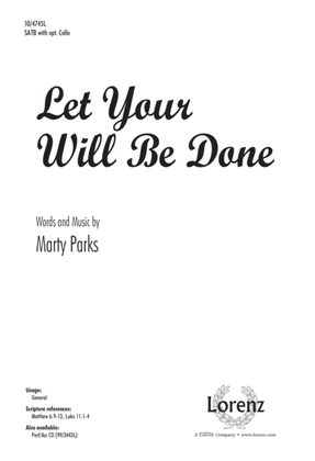 Book cover for Let Your Will Be Done