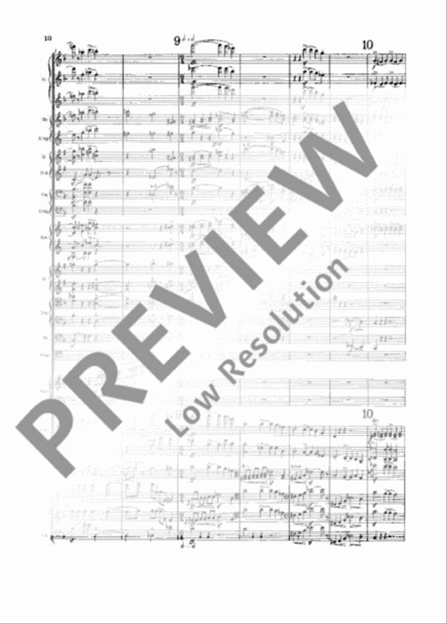 Symphony No. 1 Ab major Orchestra scores gallery preview page 19